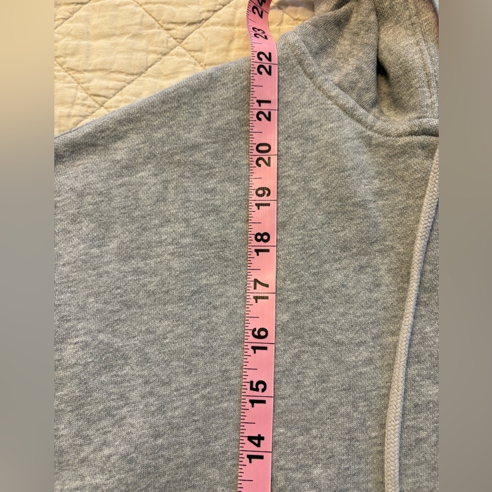 Vintage Y2k Pink Victoria’s Secret Women’s Full Zip Grey Hoodie XL Embroidered - Picture 9 of 10